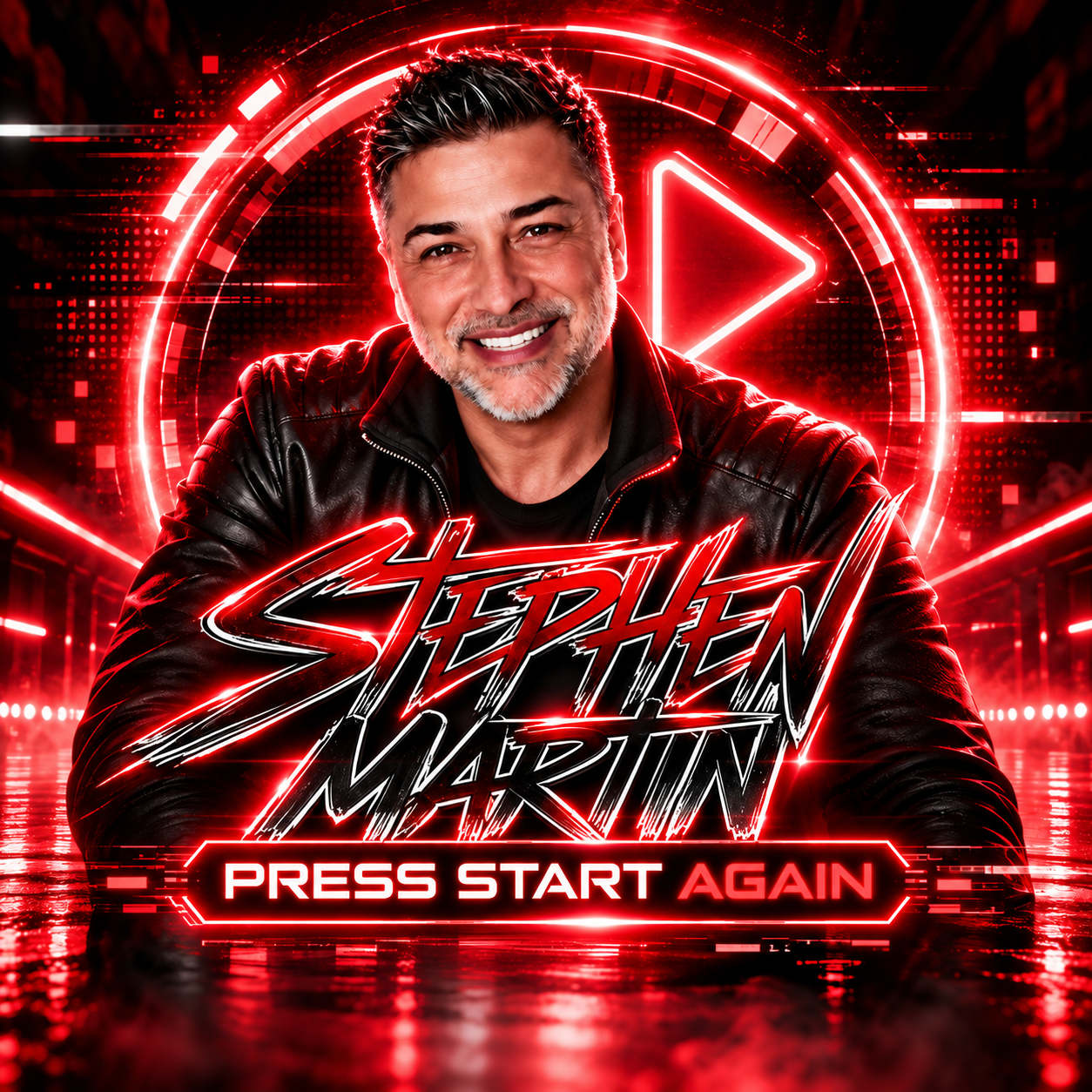 Copertina ufficiale di Press Start Again — Stephen Martin
